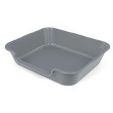 Caixa De Areia Para Gatos Ying Tutu, Material Abs Extra Grande, Cinza