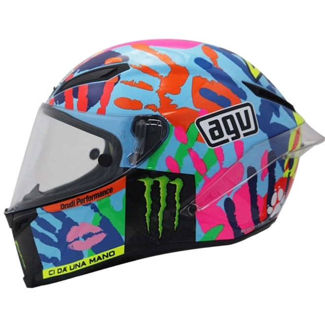 Capacete Agv Pista Gp Misano 14 (valentino Rossi) - Carrefour