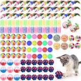 Cat Toys Shappy, Pacote De 150 Unidades Para Gatinhos A Granel Com Brinquedos Variados