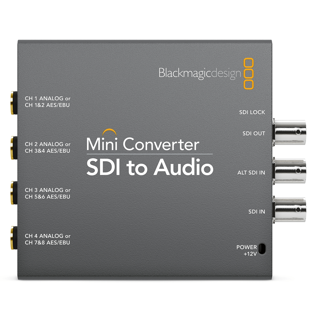 Mini Conversor Sdi Para Áudio Blackmagic Design