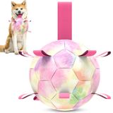 Bola De Futebol Qdan De Brinquedo Para Cães Com Alças Para Cães Pequenos Do Tug Of War