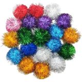 Toy Ball Ballhull Flash De 2 Polegadas E 40 Unidades Em Cores Variadas Para Gatos