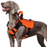Colete Tático Para Cães Wingoin Orange Para Cães Grandes Xl