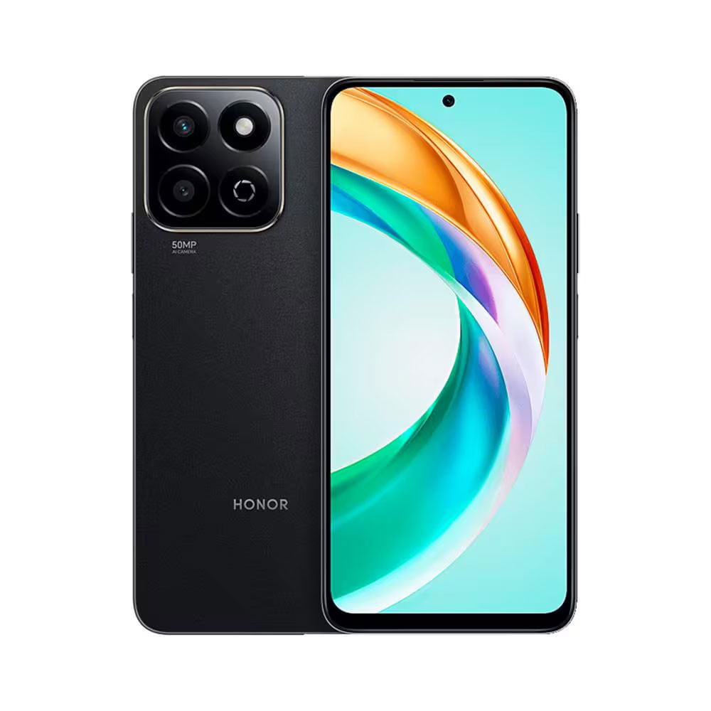 Smartphone Honor X6b 5g Preto 256gb, 4+4gb Ram Turbo, Tela De 6.6??, Snapdragon 4ª Geração E Câmera Traseira Dupla De Até 50mp