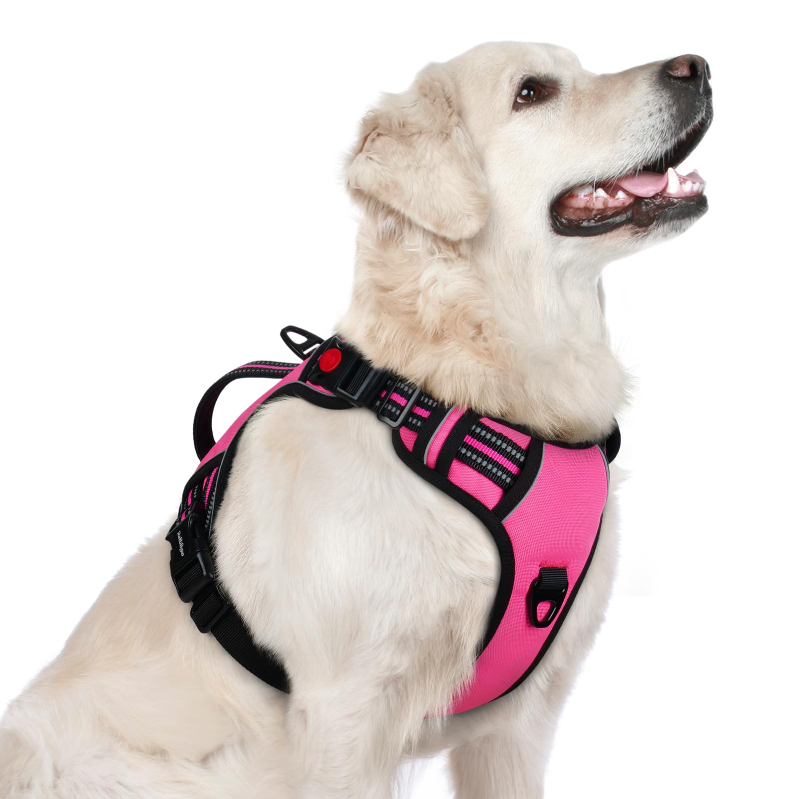 Colete Reflexivo Dog Harness Rabbitgoo Para Cães Grandes Rosa L
