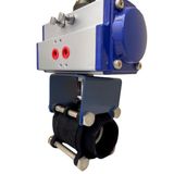 Válvula Esfera Dn 3/4 Atuador Pneumático Dupla Ação - Dn20