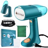 Vaporizador De Viagem Jcxuot 1500 W, Aquecimento Rápido, 130 Ml, Verde Água