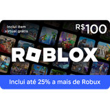 Gift Card Digital Roblox R$ 100