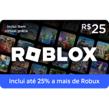 Gift Card Digital Roblox R$ 25