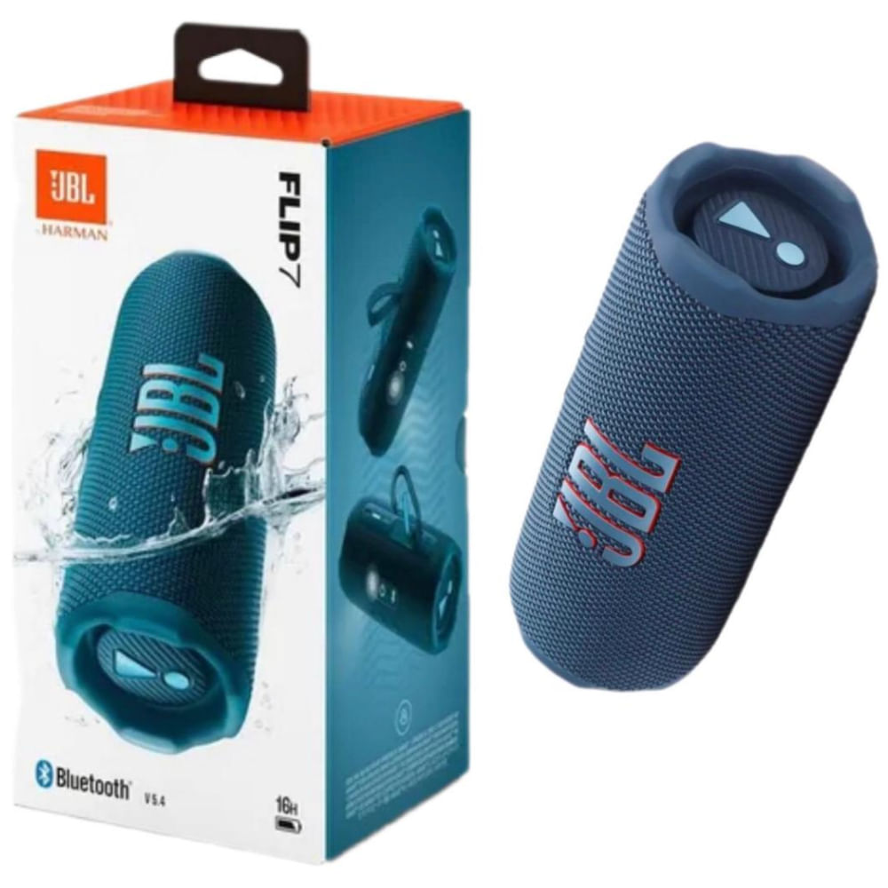 Caixa De Som Bluetooth Jbl Flip 7 Azul - Carrefour