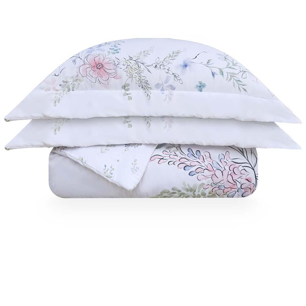 Colcha Queen 300 Fios Camellia Estampada - Marken Fassi Estampada