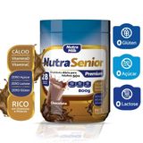 Nutra Senior Premium 50+ - Suplemento Alimentar Rico Em Vitaminas E Minerais - Zero Lactose Sabor Chocolate 800g
