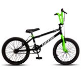 Bicicleta Infantil Aro 20 Bmx Freio V-brake Preto E Verde Gottbike