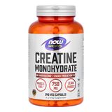 Creatina Monohidratada 750mg Now Foods 240caps Importado