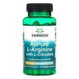 L-arginina Com L-citrulina Swanson 60 Cápsulas Importado