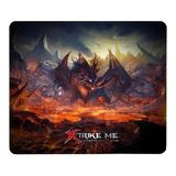 Mouse Pad Xtrike Me Mp-002 De Borracha E Tecido Dragon 270mm X 320mm X 2mm