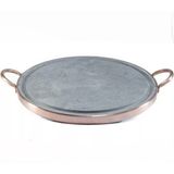 Grelha / Pedra Para Carnes Pedra Sabão M Inox