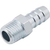Espigão Fixo Macho Para Mangueira 3-8 Rosca 1-4 Npt Aço Zi