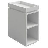Mesa De Cabeceira Lateral Branco Em Mdf