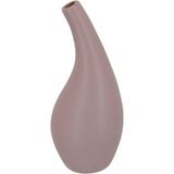 Vaso Decorativo Enfeite Casa Cerâmica 23x10x10cm Bege
