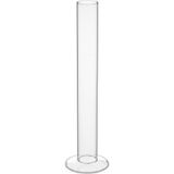 Vaso Decorativo Enfeite Casa Tubo Home&amp;co Borossilicato 30x8x8cm Transparente