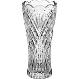 Vaso Decorativo Enfeite Casa Floreiro Home&amp;co Vidro 24x11x11cm Transparente