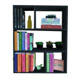 Estante De Parede Multiuso Decoração Livros Organização Banheiro Cozinha Lavanderia Preto Em Mdf