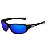 Óculos De Sol Masculino Polarizado Clássico Esportivo Proteção Uv400 Azul Marinho