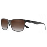 Óculos De Sol Masculino Polarizado Design Piloto Com Proteção Uv400 Preto Marrom