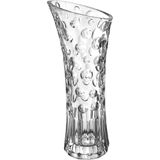 Vaso Decorativo Enfeite Casa Floreiro Home&amp;co Vidro 29x12x12cm Transparente