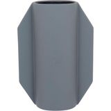 Vaso Decorativo Enfeite Casa Cerâmica 28x20x20cm Bege