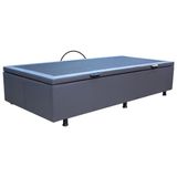 Base Cama Box Baú Solteiro Corano Cinza