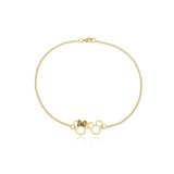 Pulseira Personalizada Mickey E Miney Folheado Em Ouro18k [f027]