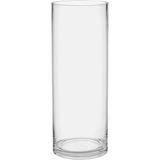 Vaso Decorativo Enfeite Casa Plain Vidro 40x15x15cm