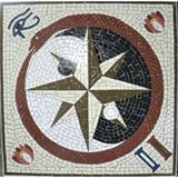 Piso Maçom Em Mosaico Ii Feito Com Cerâmicas E Porcelanas