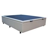 Base Cama Box Baú Viúva Corano Bege