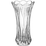Vaso Decorativo Enfeite Casa Floreiro Home&amp;co Vidro 24x12x12cm Transparente
