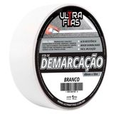 Fita De Demarcação Pvc 30 Metros Sinalização Cores Variedade Branca