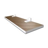Prateleira Linha Furta Cor Em Mdf Com Borda De Pvc Branco 25x15 Cm