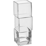 Vaso Decorativo Enfeite Casa Vidro 27x9x9cm