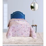 Cabeceira Solteiro Provençal Luxo Veludo Azul Tachas Prata