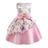 Vestido De Festa Aimjchld Para Meninas, Tamanho De Flor 2t-3t, Rosa