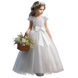 Vestido De Renda Princesa Ttyaovo Girl Flower Dress Tamanho 150 (9-10y)