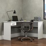 Mesa Escrivaninha De Canto Escritório Mdp Branco Menu Móveis Branco