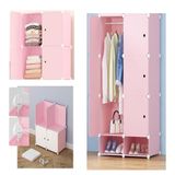 Guarda-roupa Compacto Cabideiro Sapateira Arara Organizador