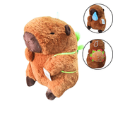 Capivara Filó Pelúcia Fofa Antialérgica 23cm Musical