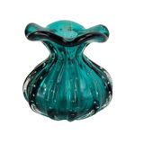 Vaso Trouxinha de Murano São Marcos - Cristal Esmeralda 13cm