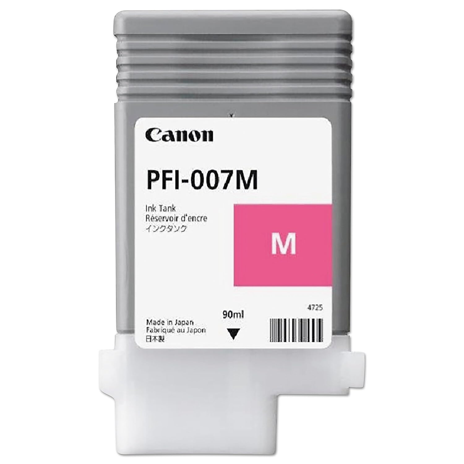 Tanque De Tinta Canon Pfi-007m Magenta 90ml Para Impressora