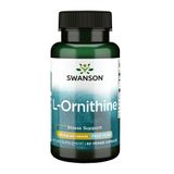 L-ornitina 500mg Swanson 60 Cápsulas Importado