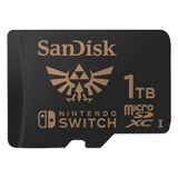 Cartão Memória Microsd Sandisk 1tb Nintendo Switch Preto